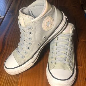Gray Converse Madison High Tops
